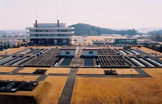 施設開放イベントが行われる松田新田浄水場