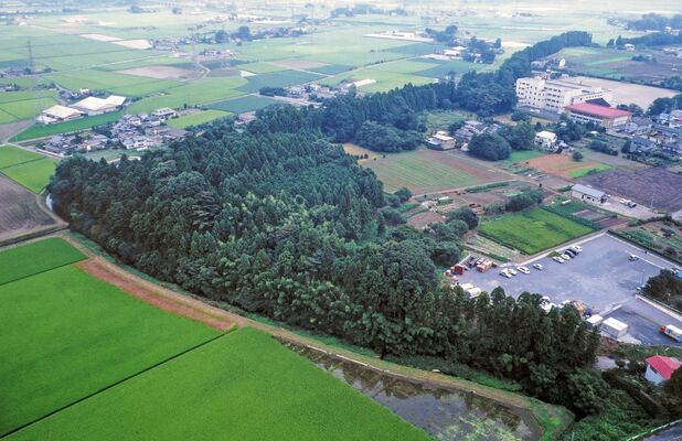 みや遺産に認定された岡本城跡