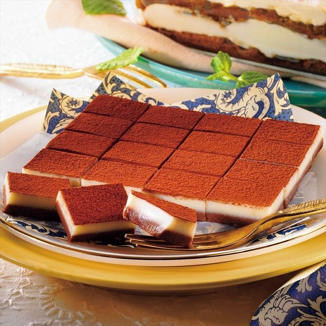 チーズのコクとコーヒーの味わいが、それぞれ引き立ちながらもとけ合い、まるでティラミスを食べているかのような風味。20粒。891円