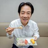 台湾総統、ランチはすし
