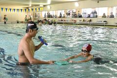 競泳 水沼選手が教室