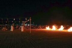 出雲大社、近くの稲佐の浜で神事