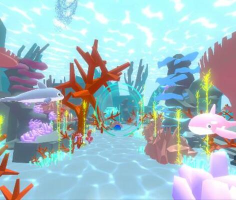 　うつ病患者が視聴するＶＲ映像の一場面（（株）ＢｉＰＳＥＥ提供）