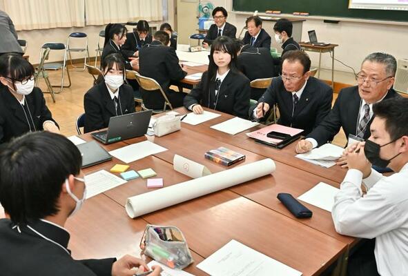 高校生の生の声を聞いた意見交換会
