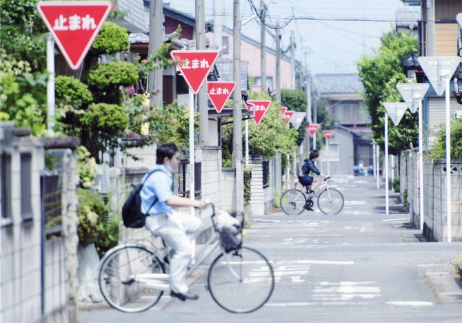 銀賞「止まりすぎる道」 北山建穂(日光)