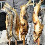 「落ちアユ」シーズン到来　にぎわう黒羽観光やな　観光客ら塩焼きや釜飯を…