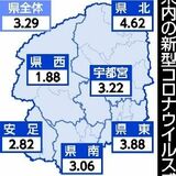 コロナ感染者２週間ぶり減　栃木県内３～９日、247人　定点休診で一部修正も