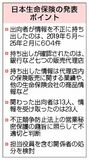 日生 情報持ち出し６０４件