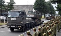 宇都宮の自衛隊、被災地へ