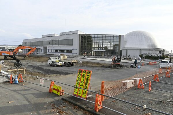 改修工事が行われている旧市科学教育センター