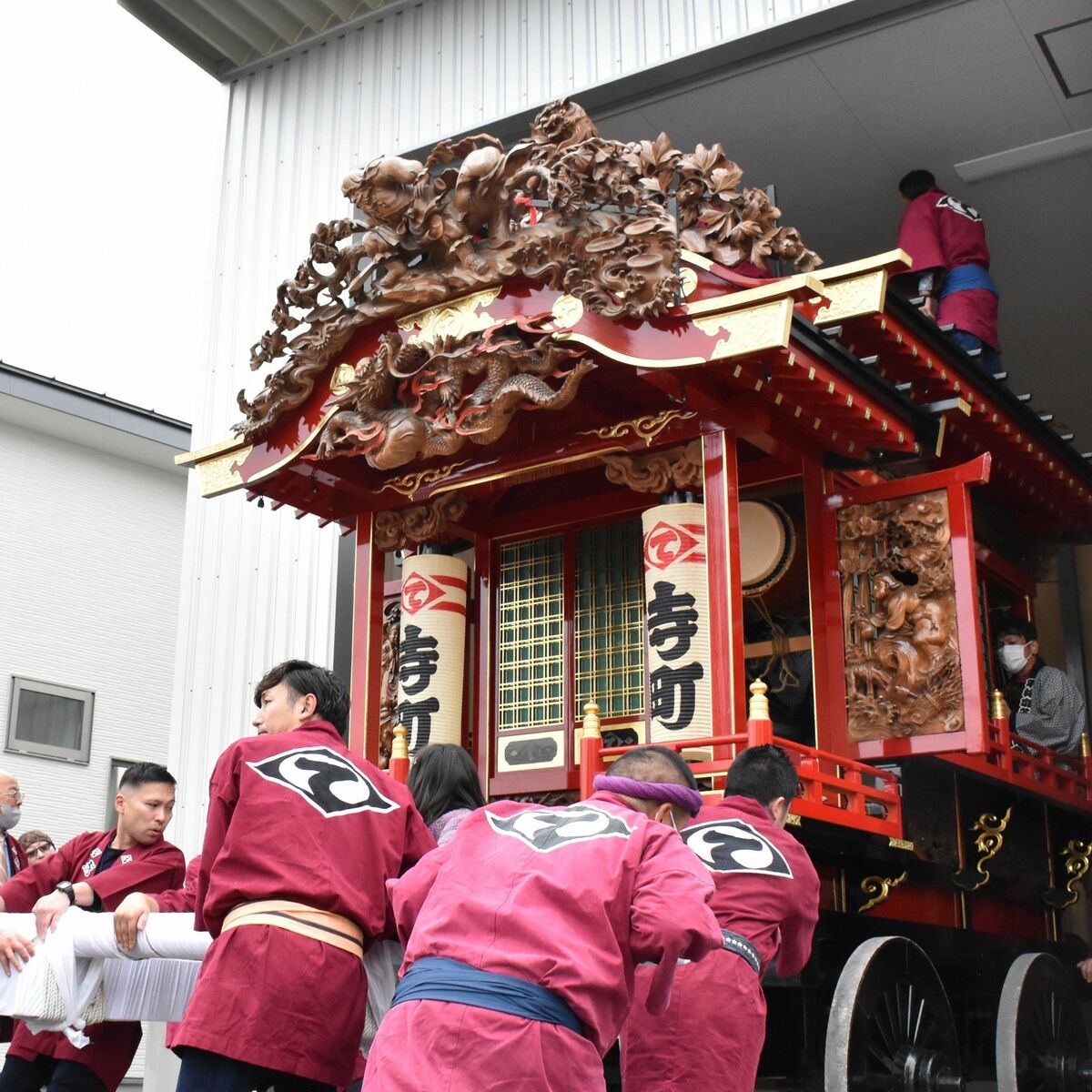 地元念願の屋台収納庫完成 大田原、来春の「屋台まつり」に弾み 地元