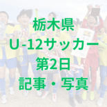 栃木県U-12サッカー選手権きょう７日に第２日　全試合結果を掲載　プレ…