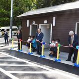 駐車場とトイレ完成　真岡・磯山市民の森　散策を身近に快適に