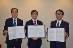 デジタル分野で連携強化　業務提携へ覚書締結　下野など北関東３紙