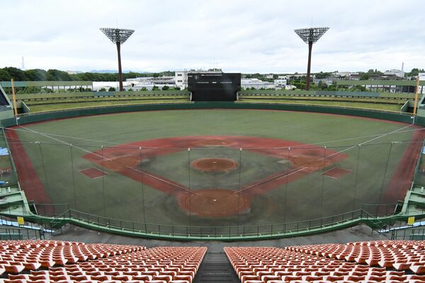躯体の保全を進める宇都宮清原球場