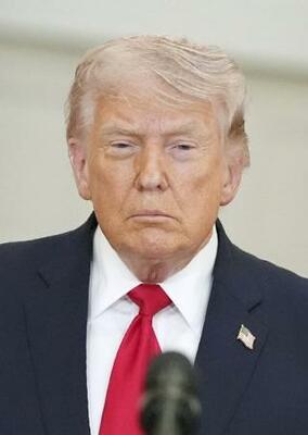 　トランプ米大統領（ゲッティ＝共同）