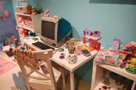 　ＮＥＯ平成レトロ展の子ども部屋の再現コーナー＝東京・渋谷