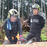 【夏に挑む　若手記者体験記】②林業　過酷さよりも「やりがい」実感