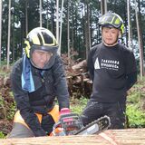 【夏に挑む　若手記者体験記】②林業　過酷さよりも「やりがい」実感