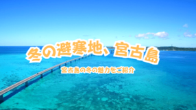 宮古島の冬の魅力を訴求します