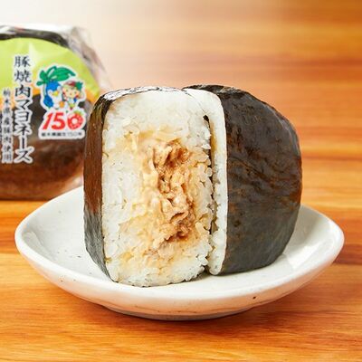 「栃木県産豚肉使用　豚焼肉マヨネーズおむすび」