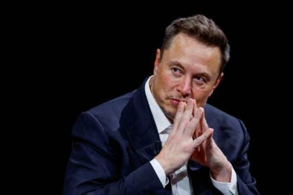 テスラのイーロン・マスク最高経営責任者(CEO)=2023年6月、パリ(ロイター=共同)