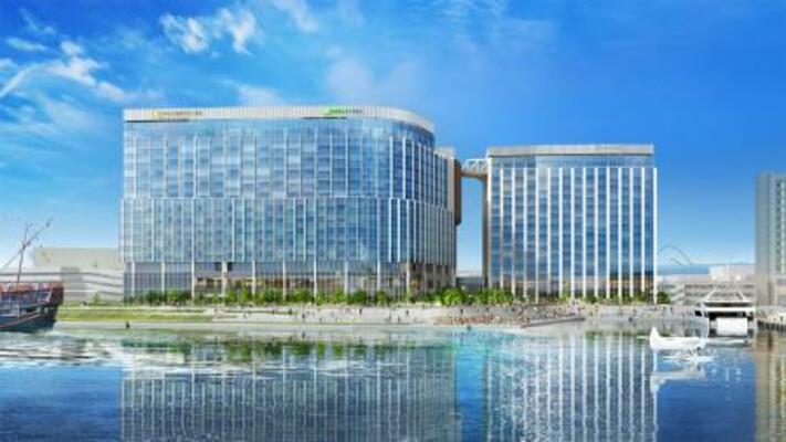 英インターコンチネンタルホテルズグループが開業するホテルの外観イメージ(合同会社桜島開発提供)