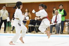 空手道県１・２年生大会＜組手＞