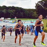 真岡・井頭公園で初キッズトライアスロン全国大会　全国の小中学生209人が熱いレース展開
