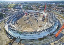 2018年10月、スタジアム建設