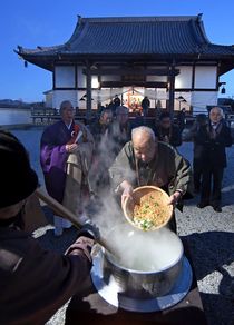 一年の息災願い 七草がゆ 栃木