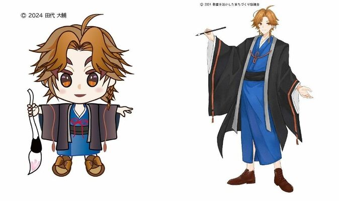 喜多川歌麿のＰＲキャラクター