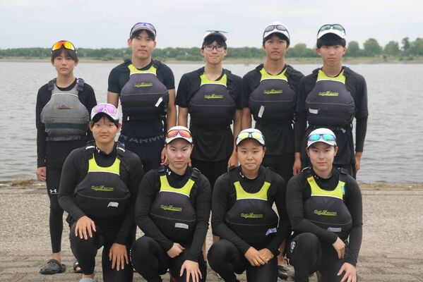 カヌー男女各部門の優勝者