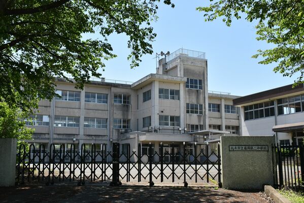 市が部屋小を移転させる方針の旧藤岡第二中