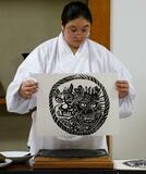 節分前に「鬼面札」作り