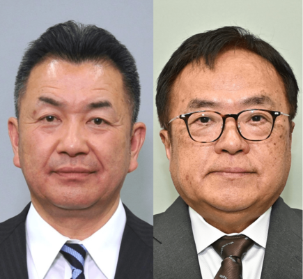 右から届け出順に小林氏、松井氏