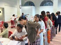 ミャンマーの総選挙が始まる