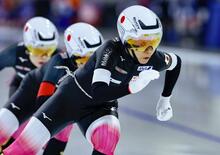 日本女子、団体３位で２連勝逃す
