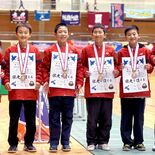 栃木県選抜が３位入賞　バドミントン全国小学生選手権・男子団体