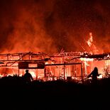 大田原の建物火災、焼失面積が判明　１人が搬送
