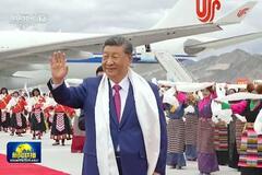 中国主席、チベットを訪問
