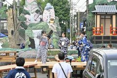 山あげ祭、関係者がリハーサル　那須烏山　本番は25日から