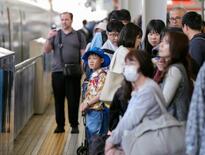 ５連休初日、下りの混雑ピーク
