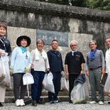 沖縄慰霊の日を前に「栃木の塔」を清掃　沖縄栃木県人会