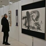 宇都宮で「栃木の書壇50人展」開幕 漢字や仮名、近代詩文書など 筆致に思いのせて