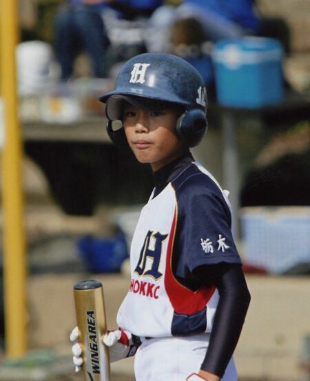群を抜く野球センスでチームをけん引した小学６年の今井。打率は５割を超えていた（家族提供）