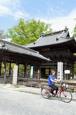 鑁阿寺の堀沿いをぐるり