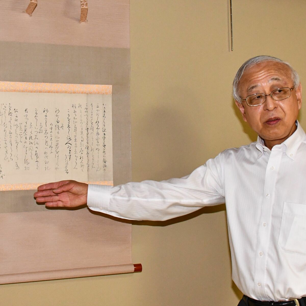 松尾芭蕉の書簡掛け軸、31日から大田原・黒羽芭蕉の館で展示 水戸の