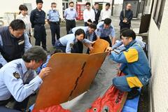 大地震想定で 非常招集訓練