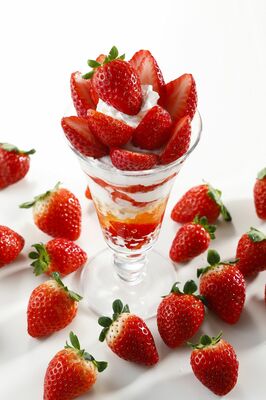 「ご褒美いちごづくしパフェ」